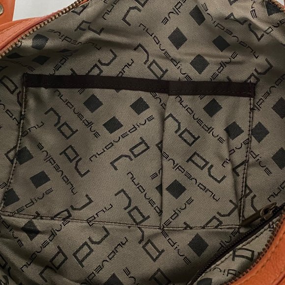 NEW Nuovedive Italian Leather Handbag with Braided Leather Handles - Picture 13 of 16